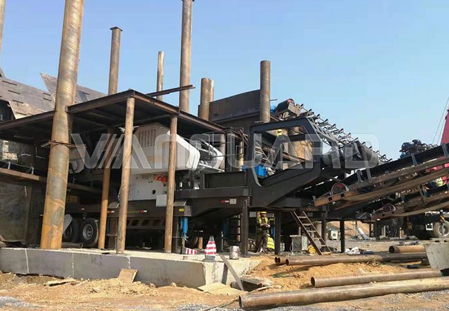 砂石破碎生产线客户现场 砂石破碎生产线客户现场