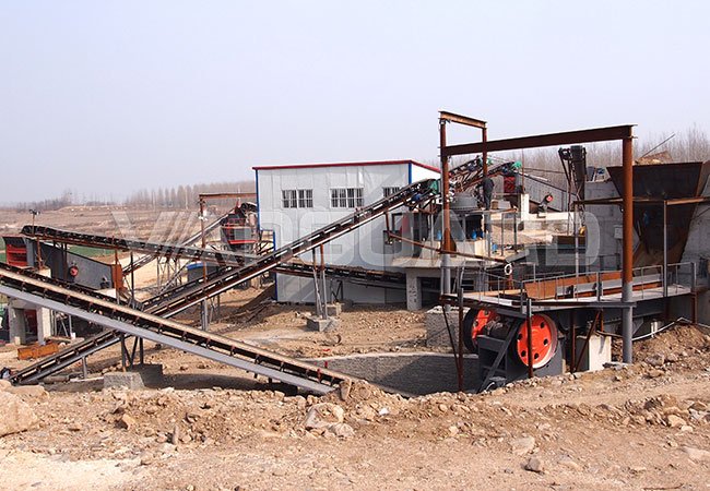 新疆时产150吨制砂生产线