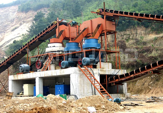 江苏时产300吨碎石生产线